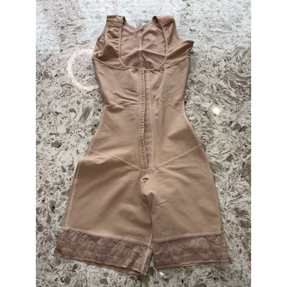 Uplady 6203F Cali Curve Colombian Faja Bodysuit Shapewear Beige Medium